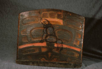 Carved/Painted Grease Dish