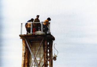 Old Massett - Dismantling Light Beacon