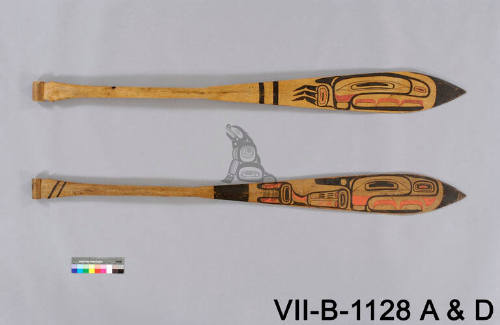 Paddles (various paintings on 13 paddles)