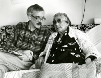 Florence Davidson and linguist John Enrico