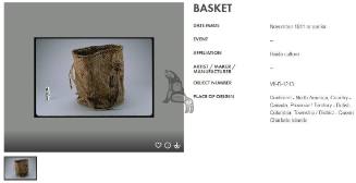 Cedar Bark Basket