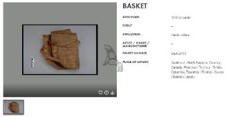 Cedar Bark Basket