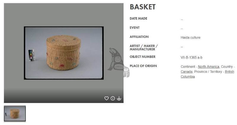 Spruce Root Basket