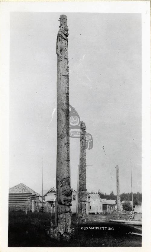 Old Massett Totem Poles
