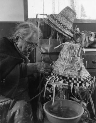Weaving Cedar Hat