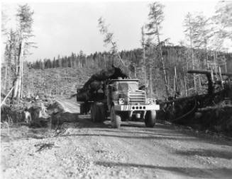 Juskatla-Loaded Logging Truck