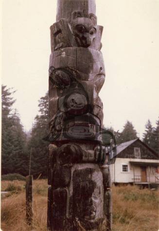 Skidegate-Last Totem Pole