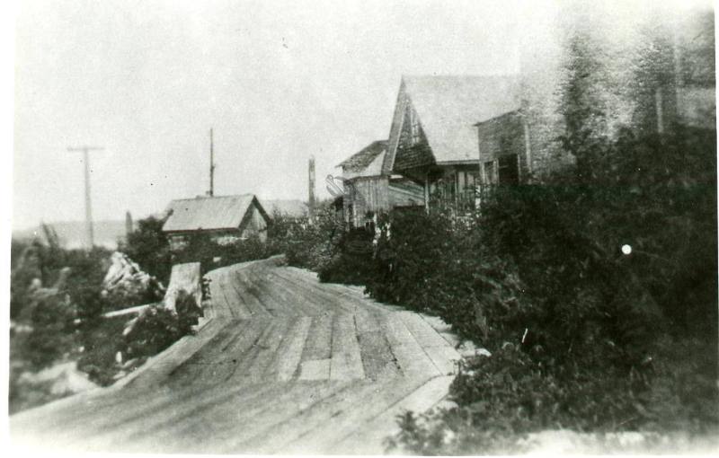 Port Clements Planked Street