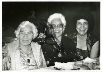 Hazel Stevens, Kathleen Hans, and Gladys Vandal