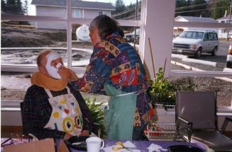 Haida Elders Making Crafts