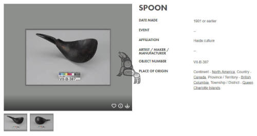 Mountain Goat Horn Spoon