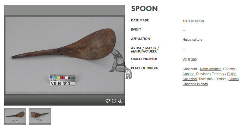 Mountain Goat Horn Spoon