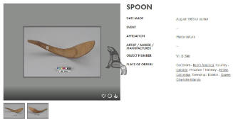 Mountain Goat Horn Spoon