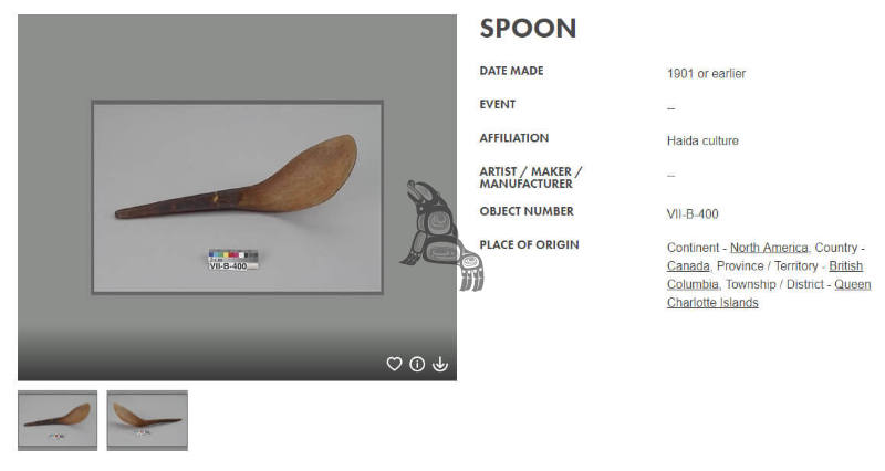 Mountain Goat Horn Spoon