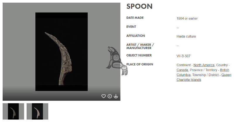 Mountain Goat Horn Spoon