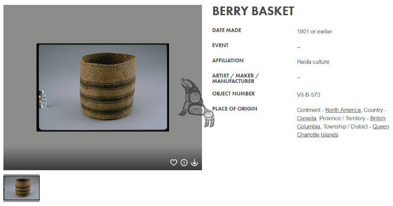 Spruce Root Basket