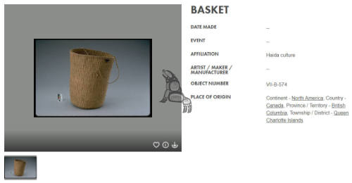 Spruce Root Basket