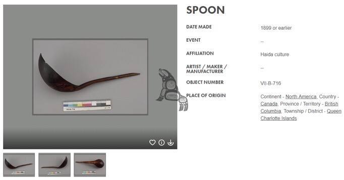 Mountain Goat Horn Spoon