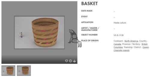 Spruce Root Basket