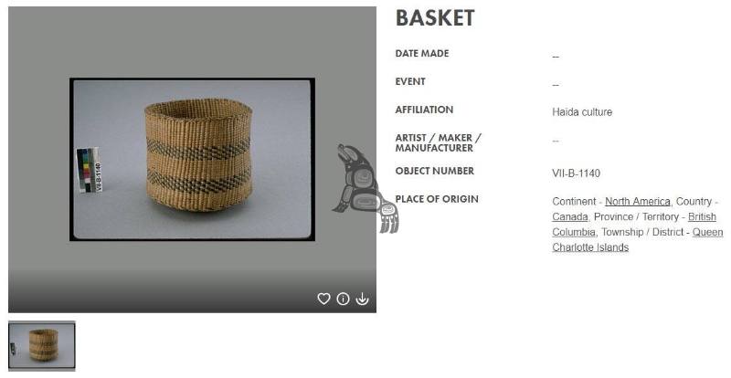 Spruce Root Basket