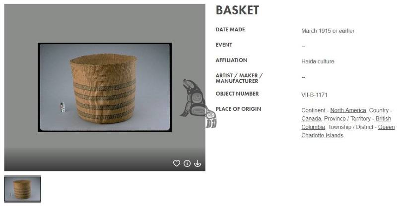 Spruce Root Basket