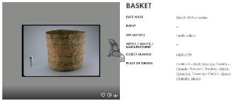 Spruce Root Basket