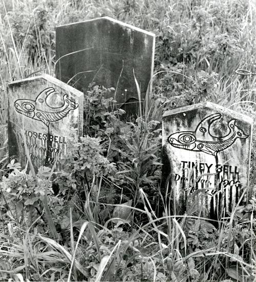 Moses & Tiney Bell's headstones.