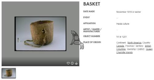 Spruce Root Basket