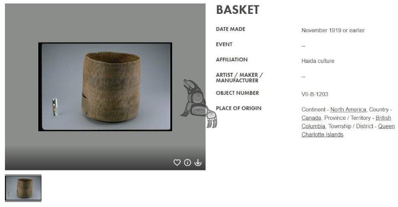 Spruce Root Basket