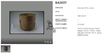 Spruce Root Basket