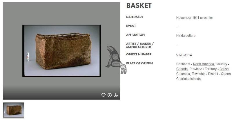 Cedar Bark Basket