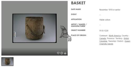 Spruce Root Basket