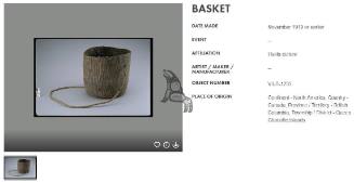 Spruce Root Basket