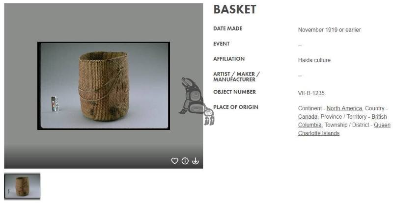 Spruce Root Basket