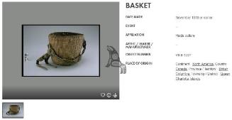 Spruce Root Basket