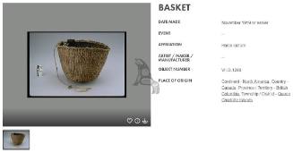 Spruce Root Basket