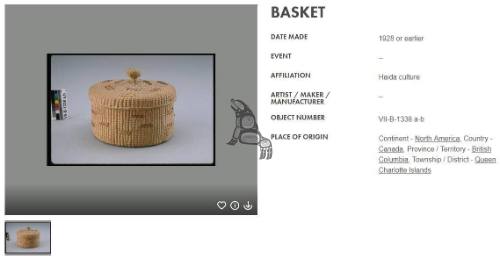 Spruce Root Basket