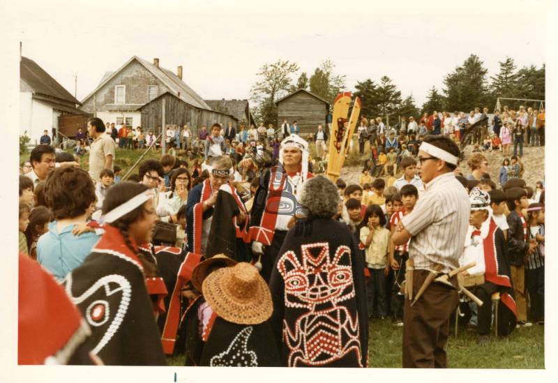 Old Massett Pole Raising