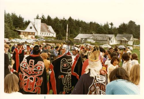 Old Massett Pole Raising