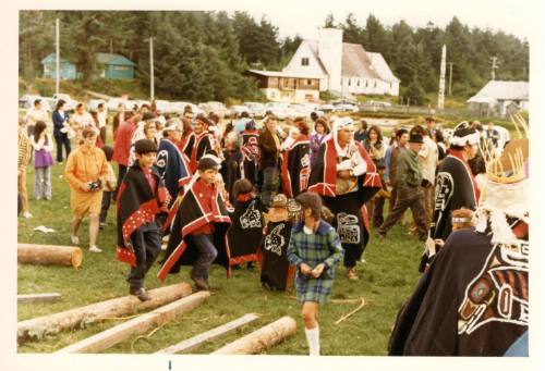 Old Massett Pole Raising