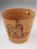 Bear Design Spruce Root Basket