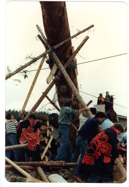 Bill Reid Dogfish Pole Raising