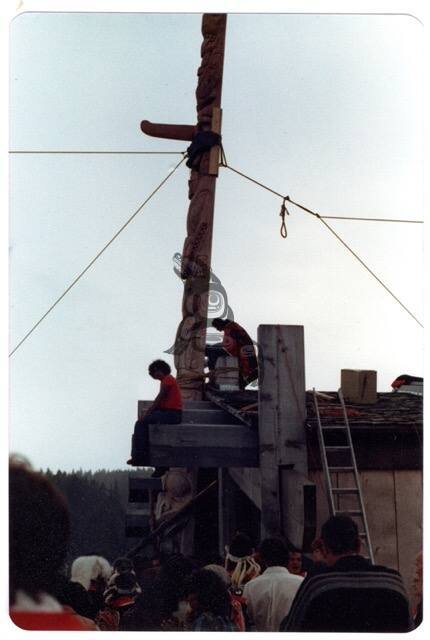 Bill Reid Dogfish Pole Raising