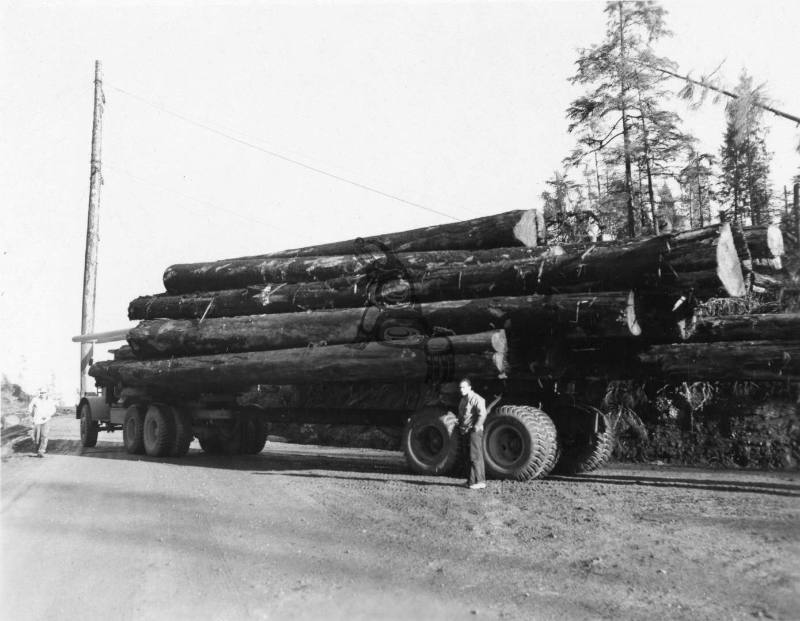 Juskatla-Loaded Logging Truck