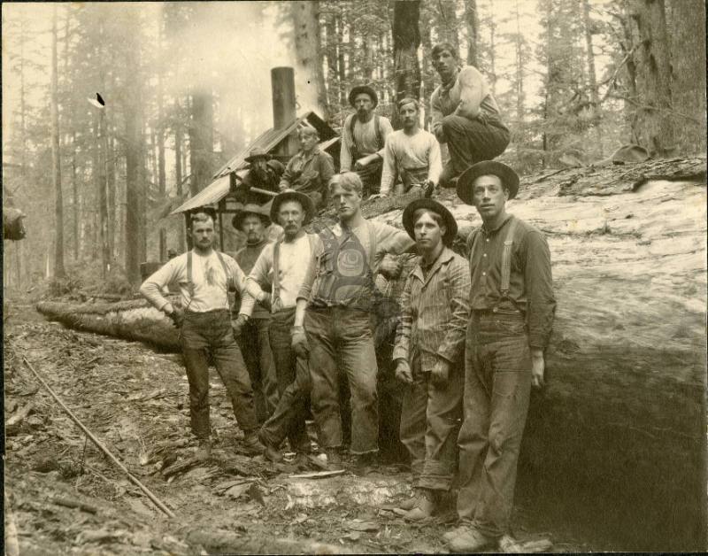 Bert Porter and other Loggers