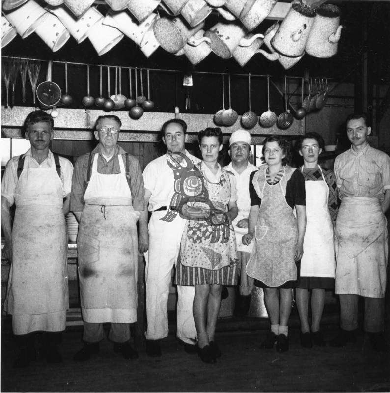 Cumshewa Aero Camp Kitchen Staff