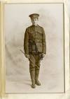 Portrait of unknown soldier in WW1 uniform